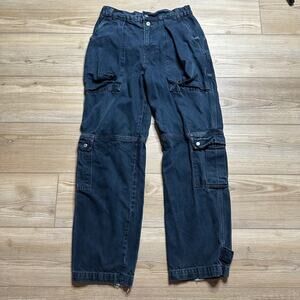 We The Free Marx Slouchy Cargo Jeans Size 2/25 Free People Y2K Style